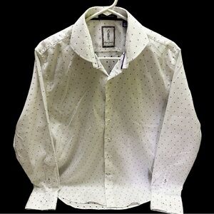 Robert Graham White Dress Shirt with Subtle Texture